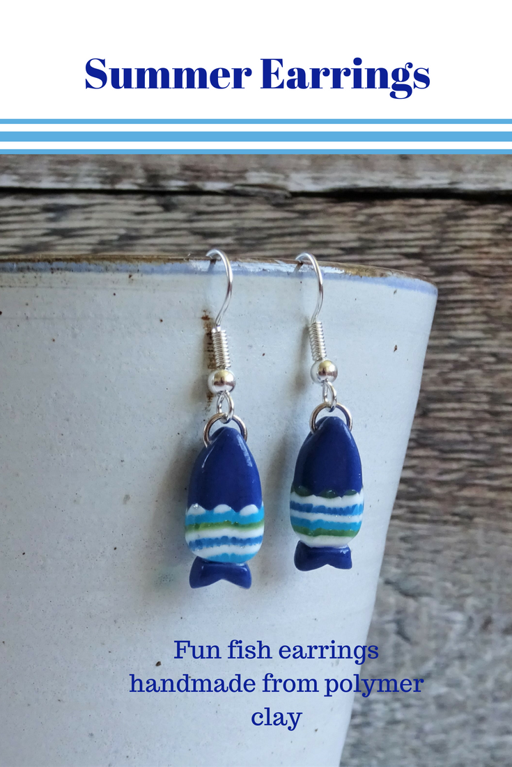 Summer fish earrings